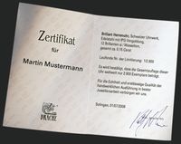 Zertifikat